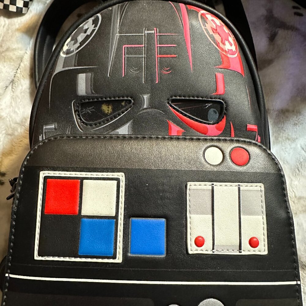 Star Wars Loungefly TIE Fighter Pilot Mini Backpack – NWT 🚀✨